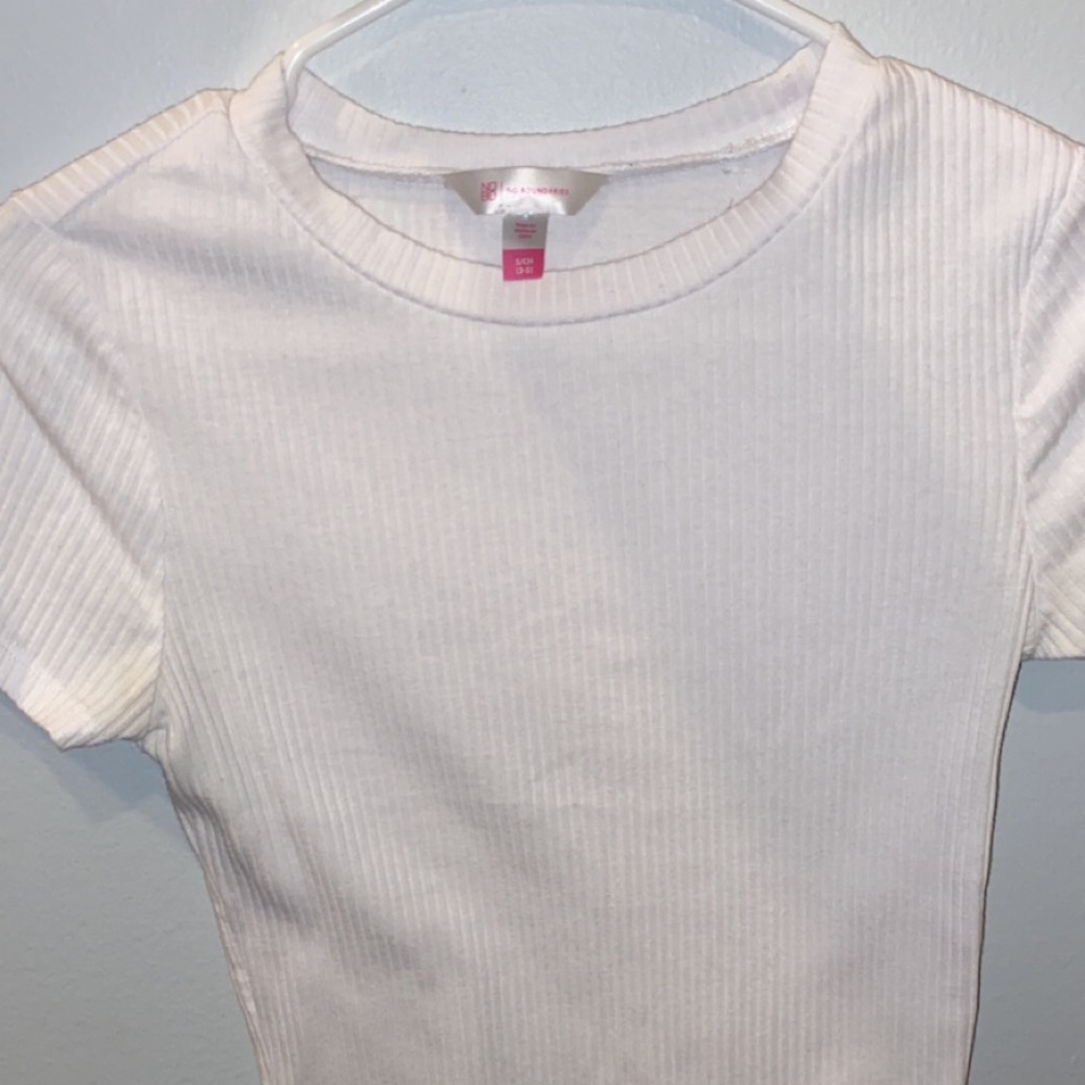 Basic White Crop top